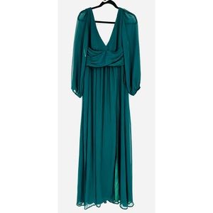 Lulus Medium Emerald Green Enchant My Love Dress